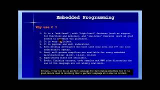Embedded C Programming , Why use C
