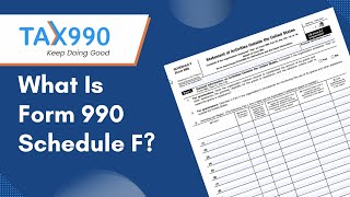 What Is Form 990 Schedule F
