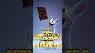 O QUE ACONTECE SE MEU CACHORRO COMER CHOCOLATE? - The Visible Dog  #shorts  #cachorro #esqueleto