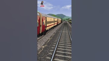 WDP4D Loop Line Crossing | BUMPY RAILROAD | Train Simulator | ATG #shorts #train #atgtrain