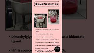 Insights of Ni-dmg Complex🌸#chemistry #bscnotes #viralshorts #12science #mscnotes #viralshort