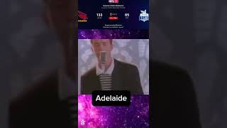 Adelaide after winning by 68 pts against North Melbourne #Meme #rickroll #afl #scores