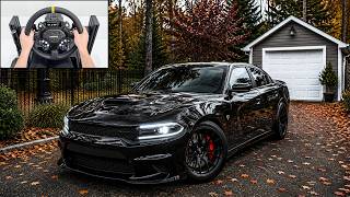 Dodge Charger SRT Hellcat | Forza Horizon 6 | Steering Wheel Gameplay screenshot 2