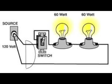 две лампы накаливания мощностью
