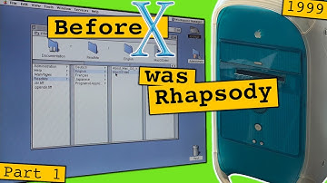 Apple’s Rhapsody Era — Mac OS X Server 1.0 on PowerMac G3 (Part 1)