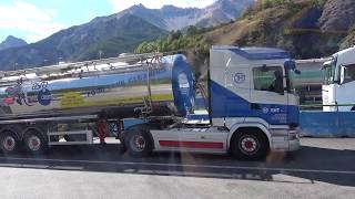 картинка: ИТАЛИЯ-ФРАНЦИЯ: ПРОХОД ГРАНИЦЫ, ТУНЕЛЬ ПОД АЛЬПАМИ. BORDER PASSAGE ITALY-FRANCE, TUNNEL UNDER ALPES