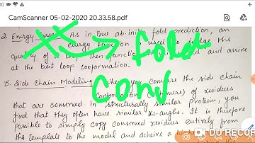 Homology Modelling 2 of 2