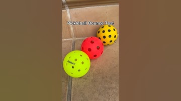 Pickleball bounce test comparison #pickleball #ball #comparison #test #pickleballislife #