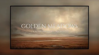 TV Screensaver | Golden Autumn Meadows: 3 Hours of Relaxing Art for Fall Atmosphere