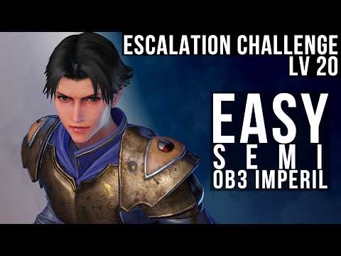FF7 Ever Crisis - Nero Escalation Lv20 Easy SEMI Clear | Aerith Tifa Low OB Angeal