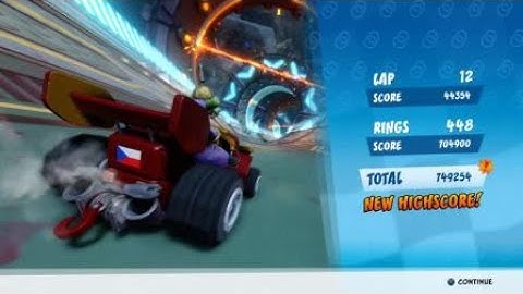 Crash Team Racing Nitro Fueled Ring Rally Hyper Spaceway 2