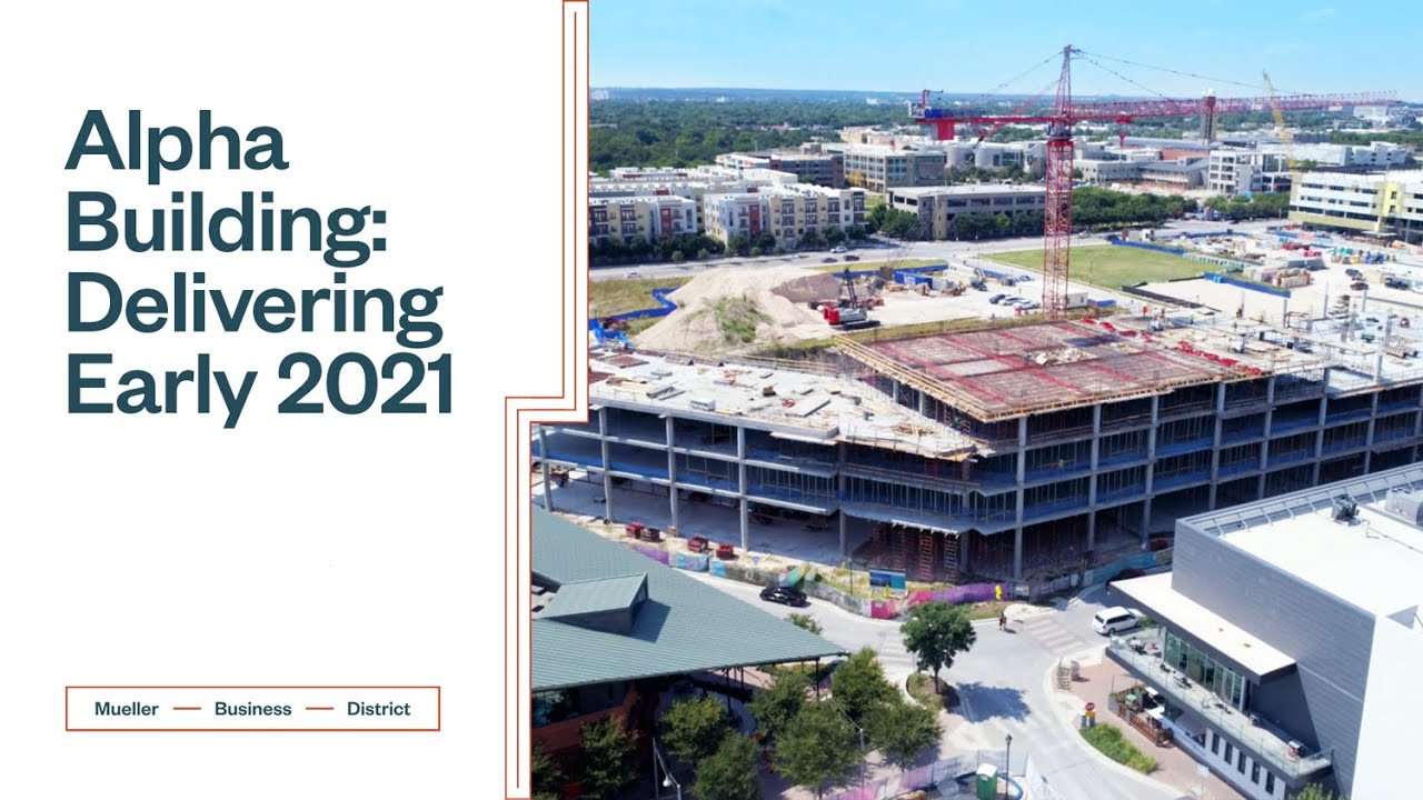 Mueller Business District: Alpha Building Comes to Life