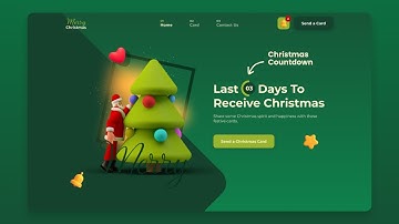 Responsive Website Using HTML CSS & JavaScript | Christmas Website