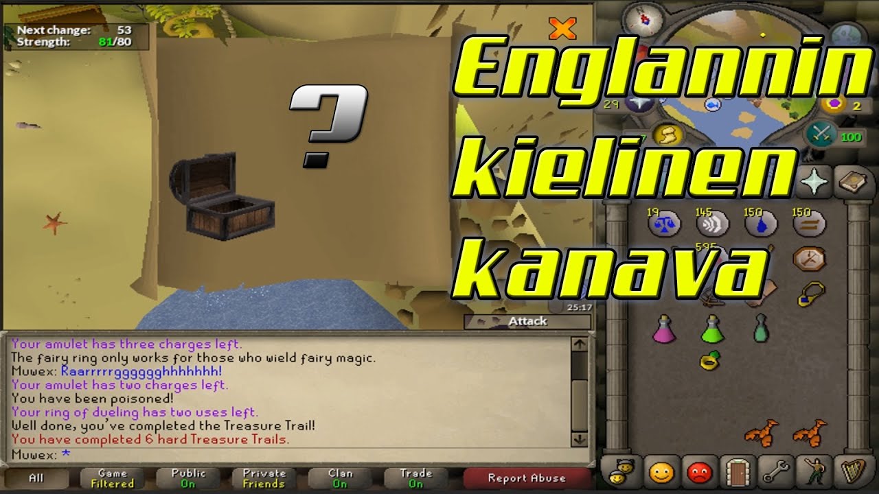 Englannin kielinen kanava! - Herb Run - Clue lvl 3 - Slayer - Muwex