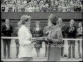 Roy emerson and margaret smith win wimbledon 1965 newsreel publicdomainfootagecom