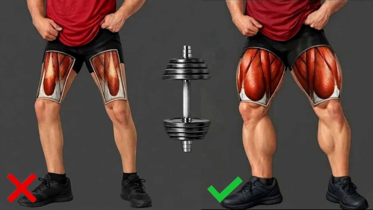8 Must Do Dumbbel Exercises to Grow Massive Legs | Target All Leg ...
