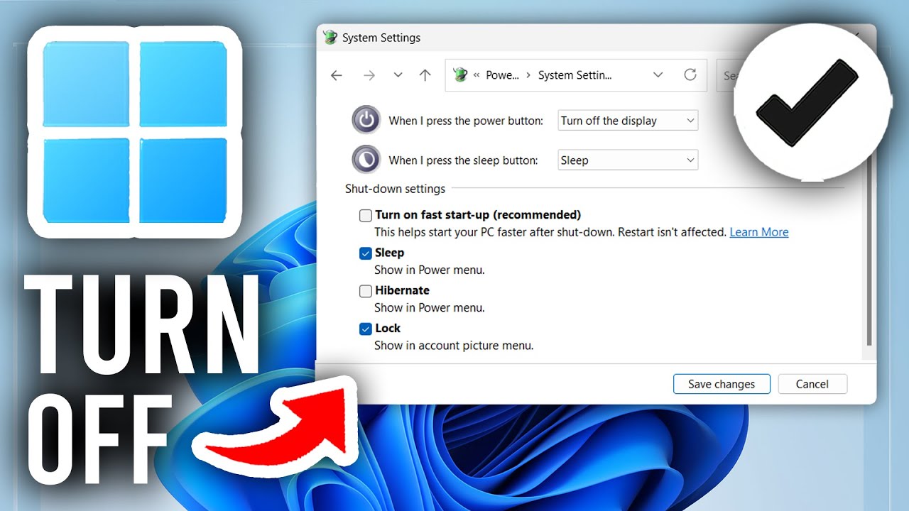 How To Disable Fast Startup On Windows 11 - Step By Step - YouTube