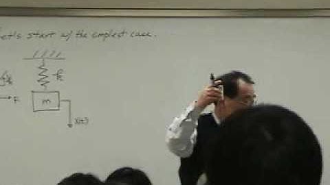 [Lecture 2-2: Introduction to Vibration] Mechanical Vibration by Prof. Yang-Hann Kim at KAIST