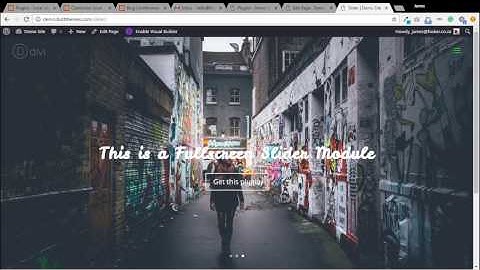 Divi FullScreen Slider