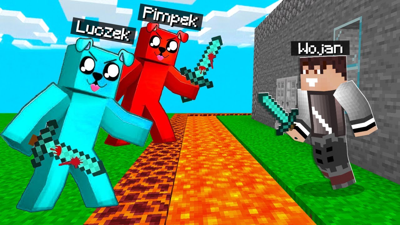 Jak żyć W świni W Minecrafcie PIESEK LUCZEK i PIMPEK vs TAJNA BAZA WOJANA - YouTube