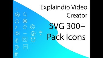 How to use SVG Icons in Explaindio Video Creator Software 2018
