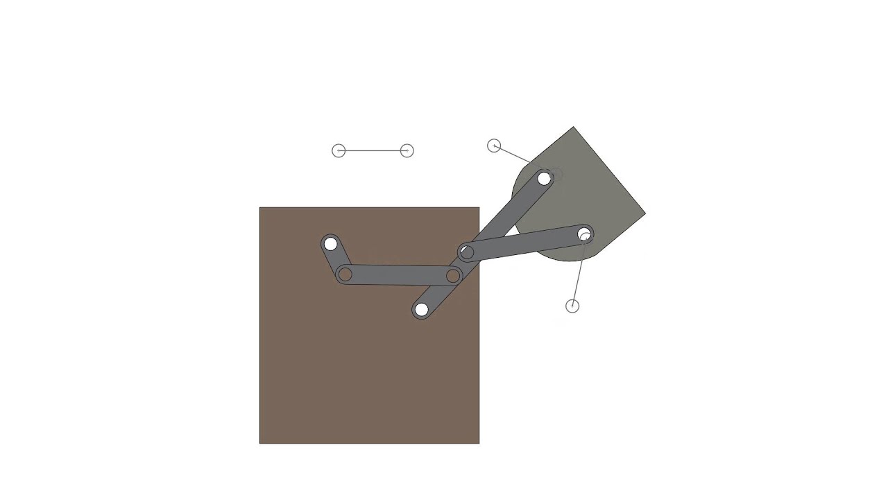 3 Position Planar Mechanism