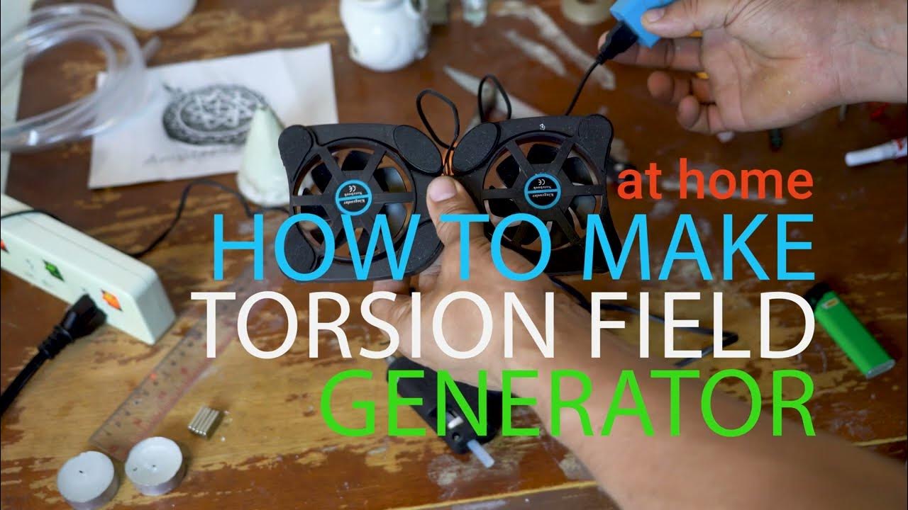 How to make torsion field generator at home YouTube