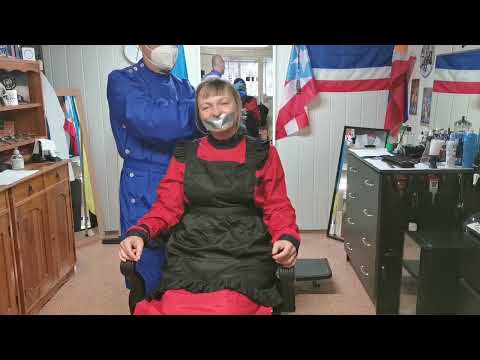 Sexy barber girl CLAUDIA forced hair cut✂️💈