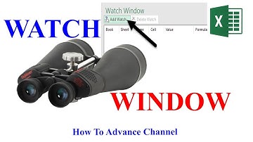 Excel | Cách Sử Dụng Chức Năng Watch Window Trong Excel