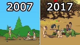 Evolution of Age of War (2007-2017)