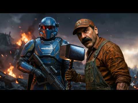 Mario vs Thanos (Starscream?!) BluuDiver FINAL BATTLE (Endgame Parody)