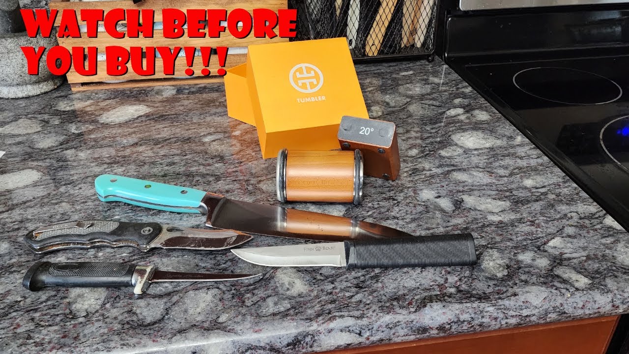 Tumbler TikTok Knife Sharpener Review Is it worth it? YouTube