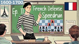 French Defense Speedrun: How to Attack when Opposite-side Castling | Episode 11 | 1600-1700