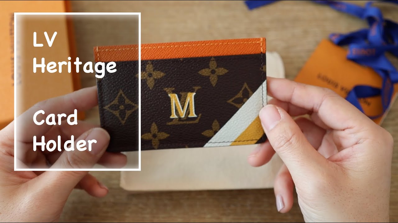 Louis Vuitton Card Holder My LV Heritage Customizable Monogram