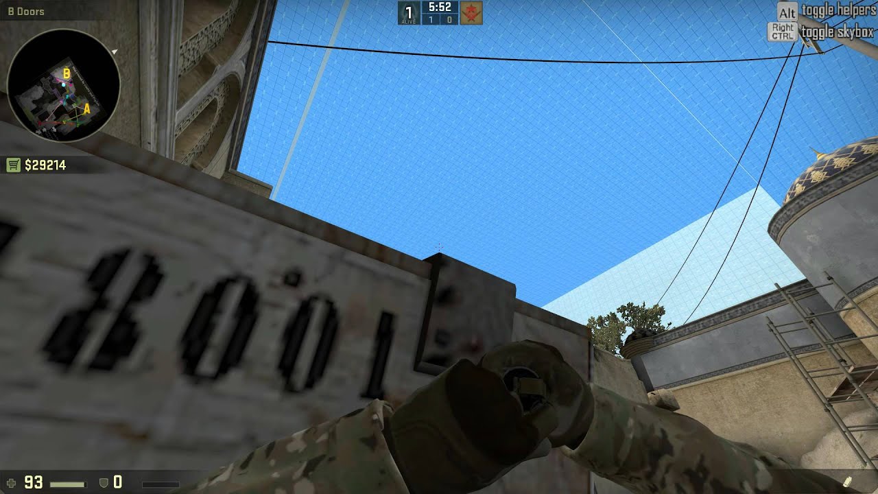CSGO Dust 2, Mid to Back Platform Easy smokes - YouTube