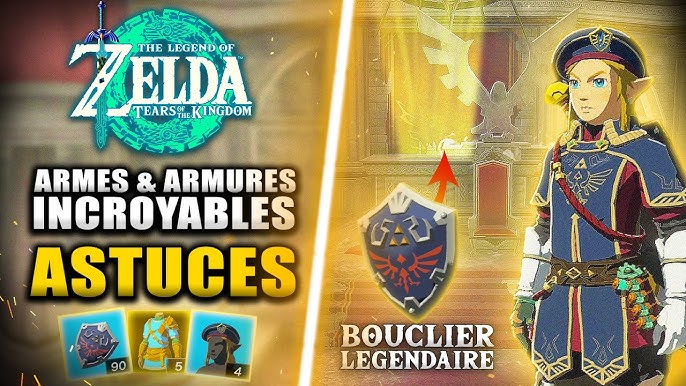 Les meilleurs boucliers - Soluce The Legend of Zelda : Breath of the Wild,  guide, astuces, sanctuaires 