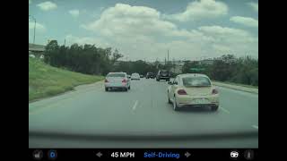 Tesla FSD on Cybertruck avoids collision