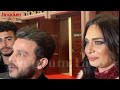 مراسل يحرج محمد رشاد امام خطيبته كان قصدك مين بأغنية انا مش شمتان