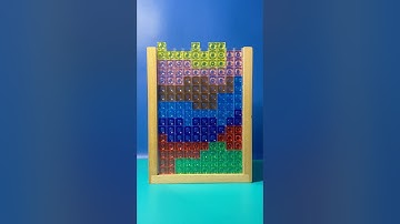 Soothing Sea Blue Vibes + Tetris Fun | ASMR Short || PART 257