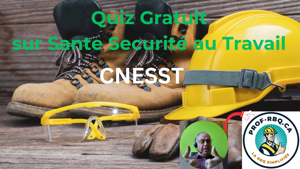 Quiz Gratuit en ligne complète sur la Santé et Sécurité au Travail au