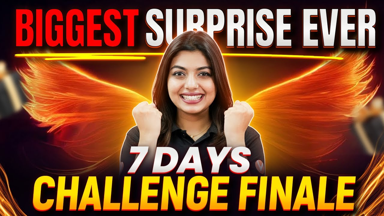 7 Days Challenge Finale 🌟Only for the Students Who Stayed Till the End💥Gopika Ma’am