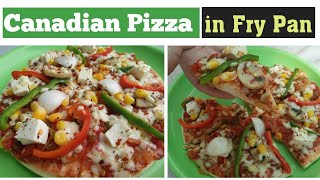 CANADIAN Pizza (Veg.) Recipe | How to make Pizza in FRY PAN | Easy Pizza recipe Better than Dominos screenshot 3