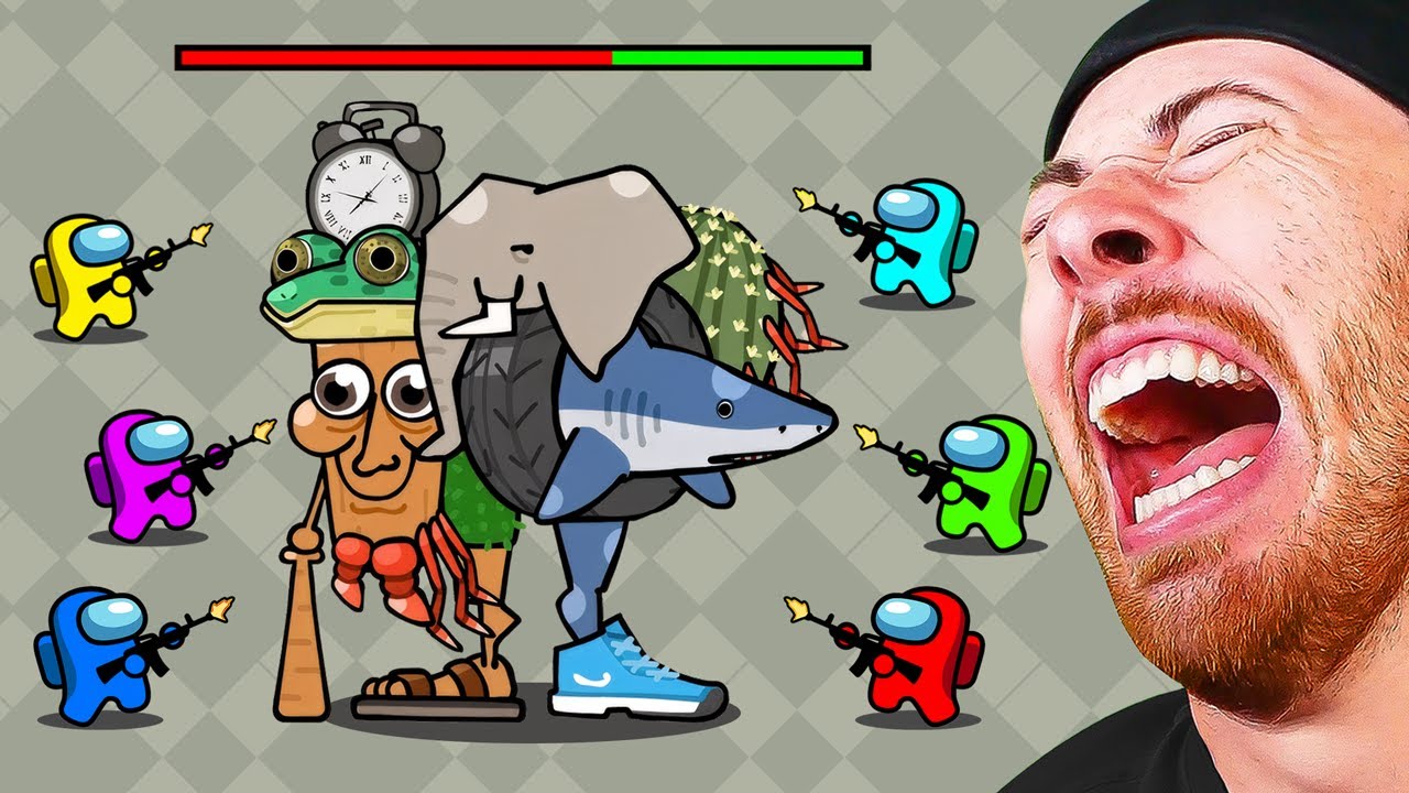 FUNNIEST Mini Crewmate vs Italian Brainrot Characters  (Among Us)