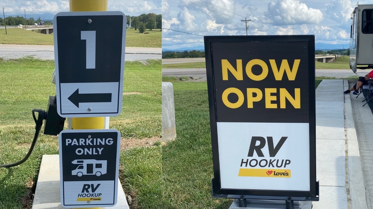 What's at a Loves RV Hook Up 