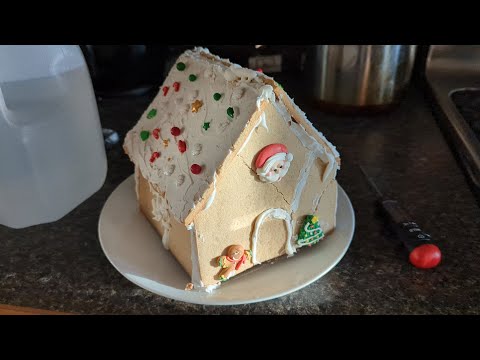Gingerbread House vs. Washing Machine