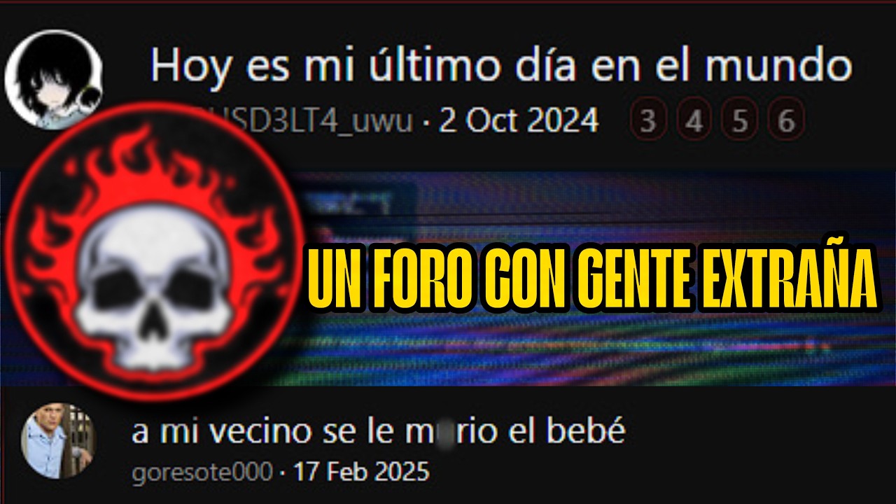 UN FORO CON GENTE EXTRAÑA