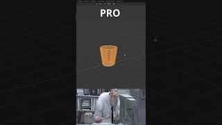 Blender Noob Vs Pro: Modeling Trashcan