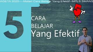 Cara belajar yang efektif di masa ...