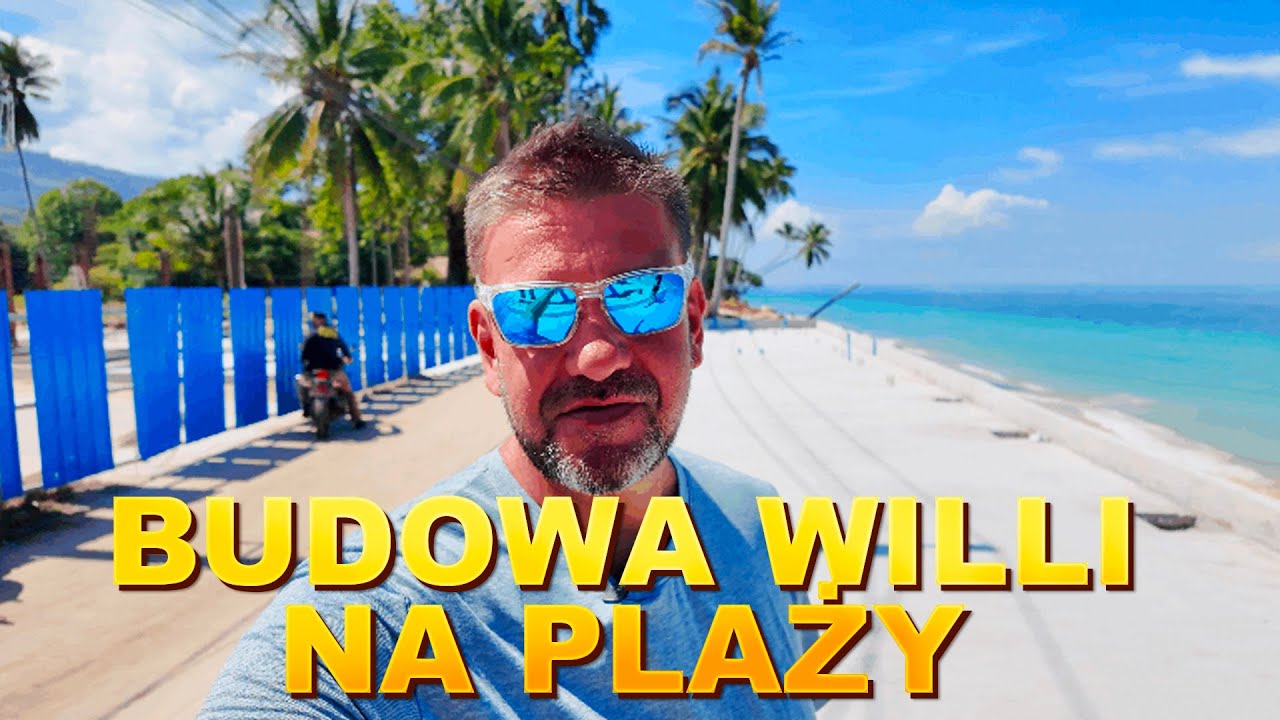 Budowa willi na plaży Ban Tai na wyspie Koh Samui