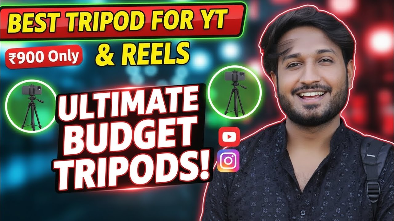 Best Tripod For Youtube Video and Instagram Reels Vlog😍 